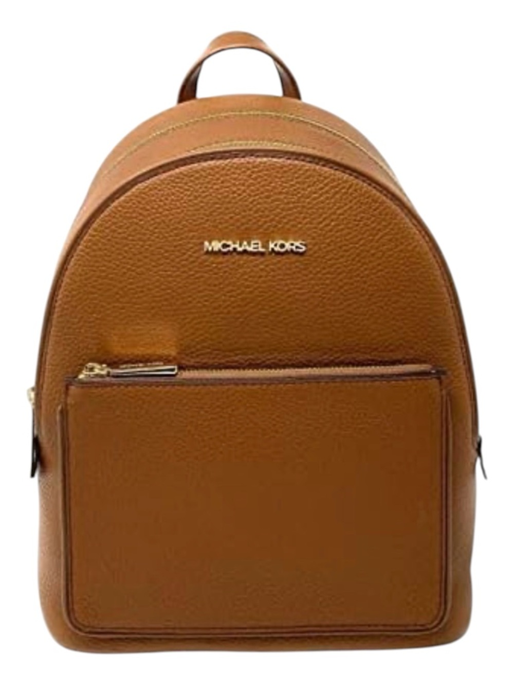 Michael Kors  ADINA Brown Luggage Leather Backpack Medium NWT $398
